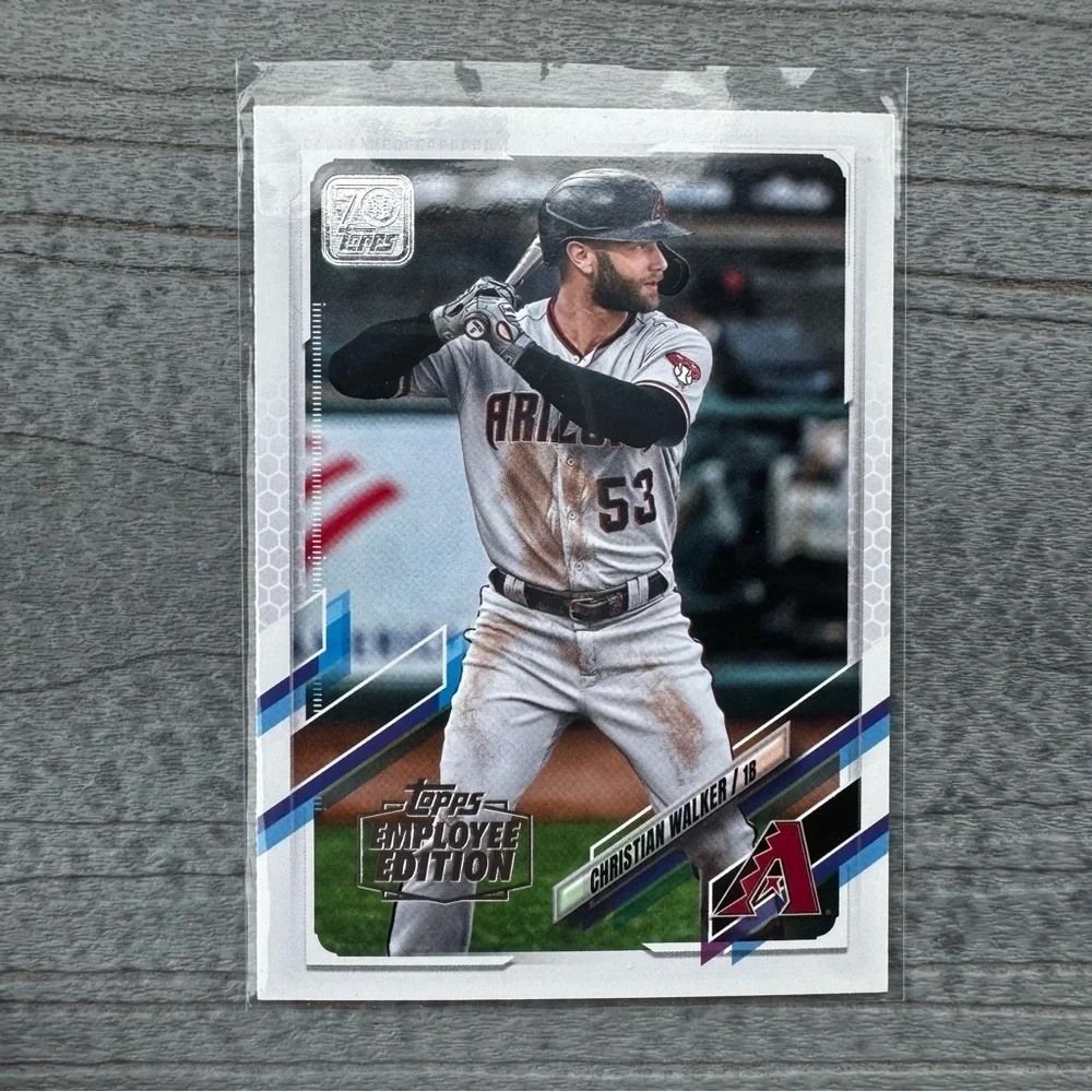 2021 Topps Employee Edition Christian Walker Diamondbacks #386 RARE PARALLEL!